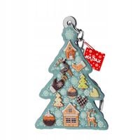 BRELOK ŚWIĄTECZNY CHOINKA ŚWIĘTA PREZENT ZAWIESZKA