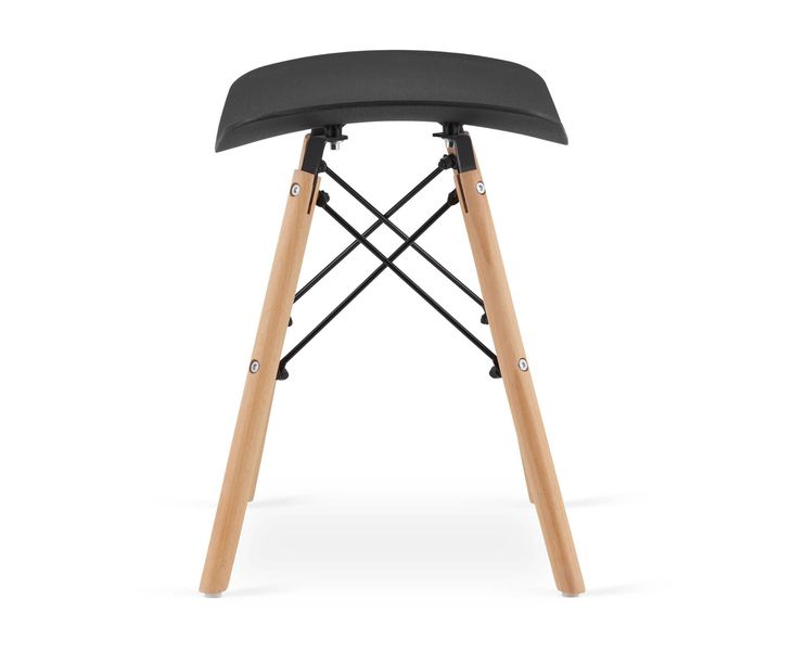 Taboret KORFU - czarny x 1 zdjęcie 4