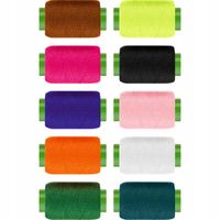 Zestaw nici do szycia 10 kolorów 120 m 30S/2 VERGIONIC