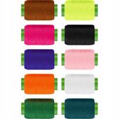 Zestaw nici do szycia 10 kolorów 120 m 30S/2 VERGIONIC