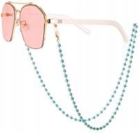 Elegancki Łańcuszek Do Okularów Koraliki Retro