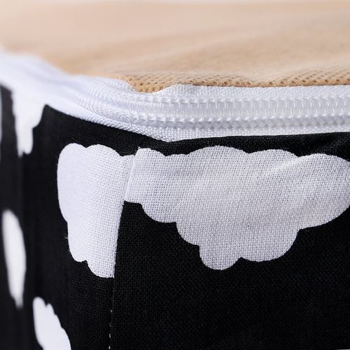 LULANDO Sofa Classic, Chmurki Białe na Czarnym Tle na Arena.pl