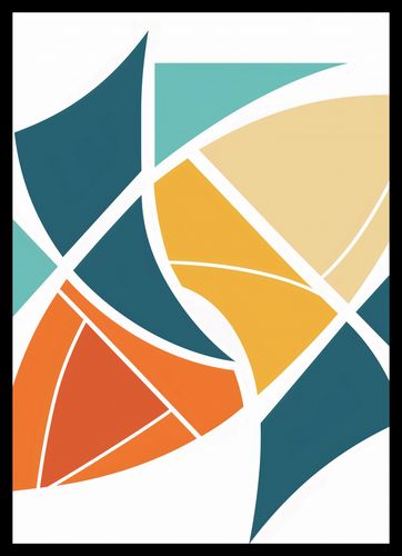 Plakat 64x90cm Geometria Wiatru na Arena.pl