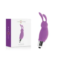 intense roger rabbit lilac - kompaktowy model silikonowy 9 cm
