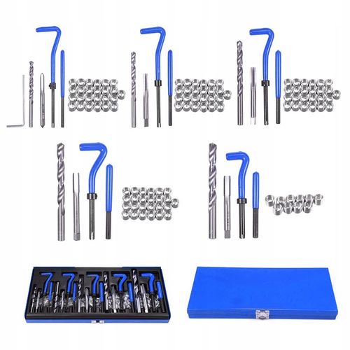 ZESTAW NAPRAWCZY GWINTÓW DO NAPRAWY GWINTU M5-M12 na Arena.pl