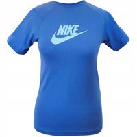 NIKE REGULAR FIT KOSZULKA T-SHIRT MŁODZIEŻOWA DAMSKA NIEBIESKA *WYPRZEDAŻ*