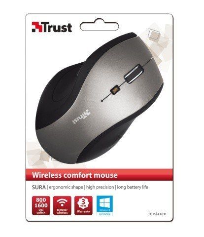 Sura Wireless Mouse - black/grey na Arena.pl