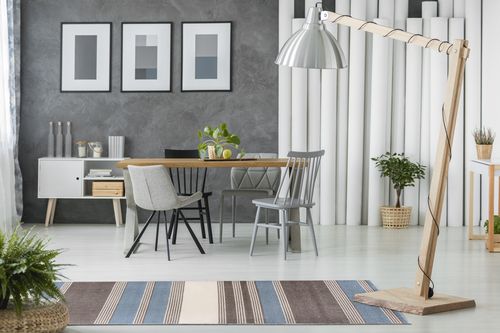 Dywan Carpetforyou Blue Stripes 80x150 na Arena.pl