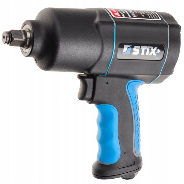 KLUCZ PNEUMATYCZNY UDAROWY 1/2 1700 NM Z NAOLEJACZEM I OLEJEM VG-32 1L STIX zdjęcie 4