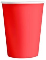 Kubeczki czerwone 220ml 6szt