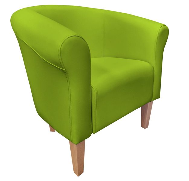 Fotel Milo D5 limonka nogi 20 buk zdjęcie 1