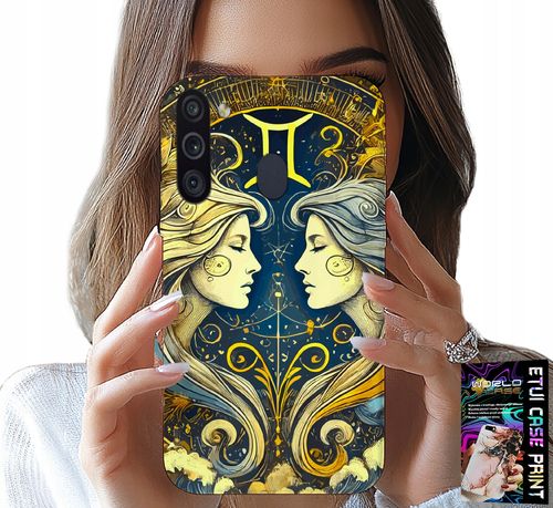 ETUI DO SAMSUNG GALAXY A21 - ZNAK ZODIAKU, BLIŹNIĘTA ASTRONOMIA CASE na Arena.pl