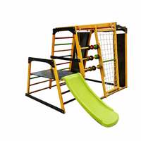 plac zabaw Bambino - ślizg limonkowy