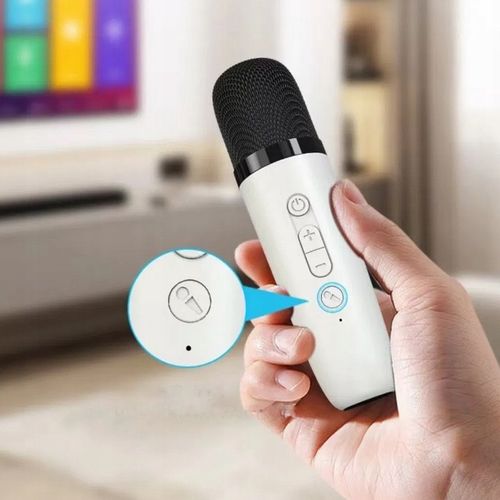 BEZPRZEWODOWY ZESTAW DO KARAOKE DLA DZIECI BLUETOOTH GŁOŚNIK + 2 MIKROFONY na Arena.pl