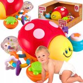 Smily Play uciekająca biedronka zabawka do nauki raczkowania dla dzieci 6m+