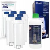 5x filtr do ekspresu Delonghi Dinamica + odkamieniacz Delonghi 500ml