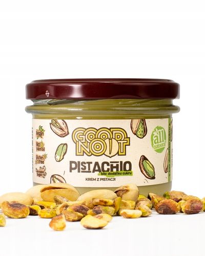 Krem pistacjowy BEZ DODATKU CUKRU PISTACHIO 200g Good Noot na Arena.pl