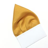 Złota poszetka trójkątna "Wypustka"