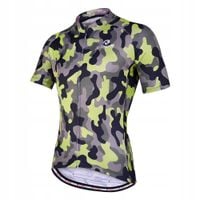 MĘSKA KOSZULKA ROWEROWA KOLARSKA CAMOUFLAGE ARMIA
