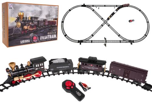 Zdalnie Sterowana Kolejka Retro Dla Dzieci 5+ Tor 247 Cm + Pilot 2,4 Ghz na Arena.pl