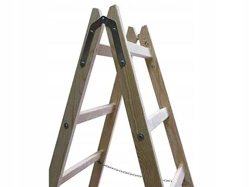 Drabina drewniana rozstawna 2x6 stopni malarska Standard na Arena.pl