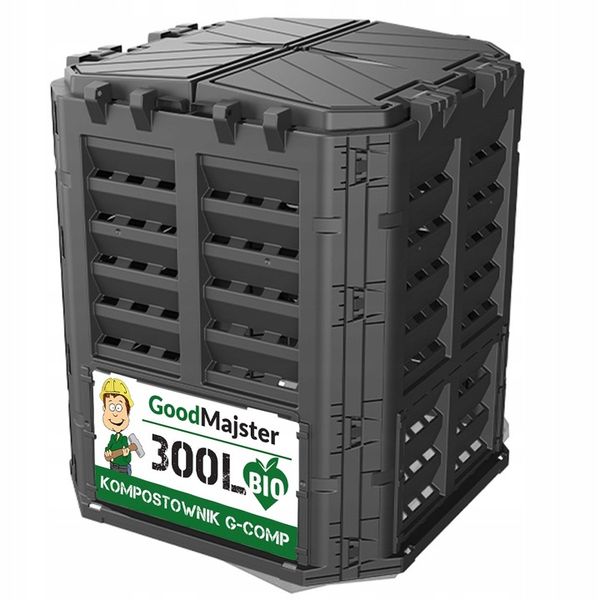 KOMPOSTOWNIK MODUŁOWY 300L CZARNY G-COMP POLSKI zdjęcie 1