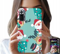 ETUI DO XIAOMI NOTE 10 PRO - MIKOŁAJ, RENIFER BAŁWAN ŚWIĄTECZNE WZORY