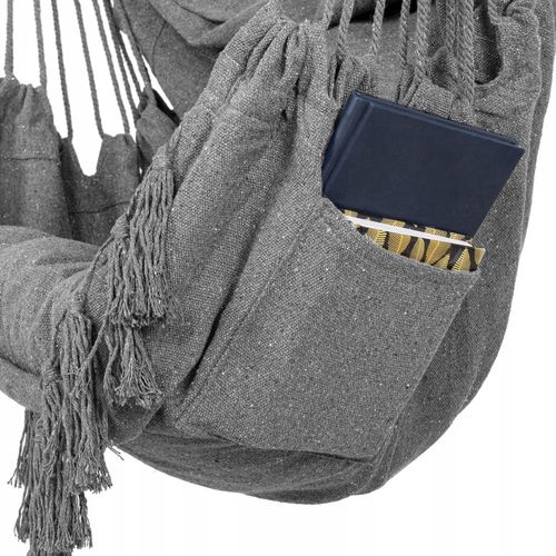 KRZESŁO BRAZYLIJSKIE HAMAKOWE WISZĄCE HUŚTAWKA HAMAK FOTEL PODUSZKI BOHO na Arena.pl