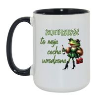 Duży Biało-Czarny 450 ml