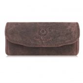 etui na okulary piórnik pokrowiec skórzany vintage paolo peruzzi t-83-hbr