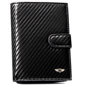 zestaw prezentowy carbon z portfelem i brelokiem — peterson