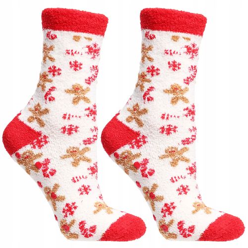 Skarpetki Świąteczne ABS FROTTE GRUBE 2-PAK SKARPETY NA PREZENT MORAJ 36-40 na Arena.pl