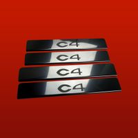 Listwa progowa CITROEN C4 MK2 Stal nierdzewna 304 połysk 4szt