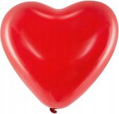BALONY SERCA CZERWONE SERCE NA ŚLUB WESELE WALENTYNKI 40 CM 16 CALI 100 SZT