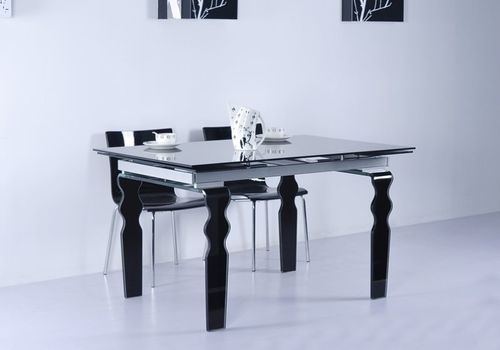 STÓŁ SZKLANY VENDOME BLACK 140/200 na Arena.pl