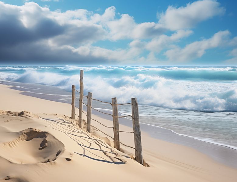 Plakat 65x50cm Szepty Oceanu zdjęcie 1