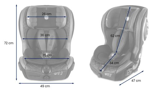Fotelik Lionelo Jasper 9-36 kg TETHER ISOFIX na Arena.pl