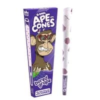 bibułki skręcone g-rollz ape cones bored grape - 3 szt.