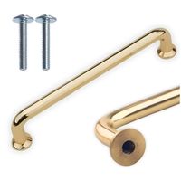 Uchwyt meblowy klasyczny reling złoty LUCA