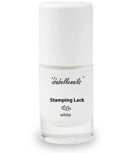 Isabellenails Lakier do stempli biały 6 ml na Arena.pl