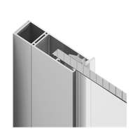 Rols profil poszerzający 15 mm, chrom