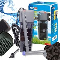 FILTR DO AKWARIUM WEWNĘTRZNY MECHANICZNY GĄBKOWY Z DESZCZOWNICA 250L/H