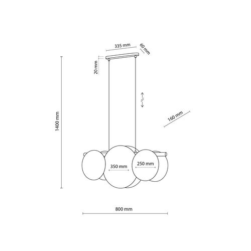 lampa wisząca pulse 10005 tk lighting na Arena.pl