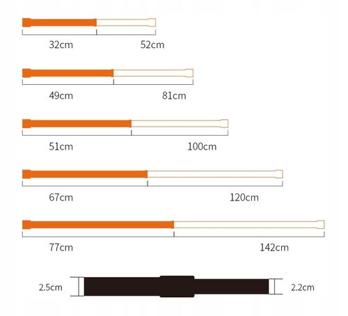 DRĄŻEK KARNISZ TELESKOPOWY ROZPOROWY METALOWY 67-120cm + GRATIS na Arena.pl