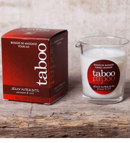 Męska świeca do masażu Taboo na Arena.pl