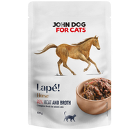 JOHN DOG Lapé KOŃ Monobiałkowa mokra karma dla kota konina saszetka 100g