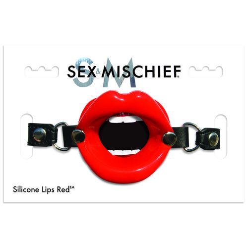 Knebel - S&M Silicone Lips Red na Arena.pl