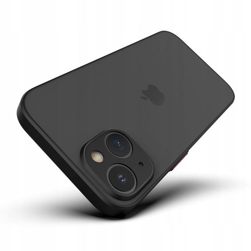 ETUI DO IPHONE 13 MATOWE CASE OCHRONA APARATU WZMACNIANE | CZARNE na Arena.pl