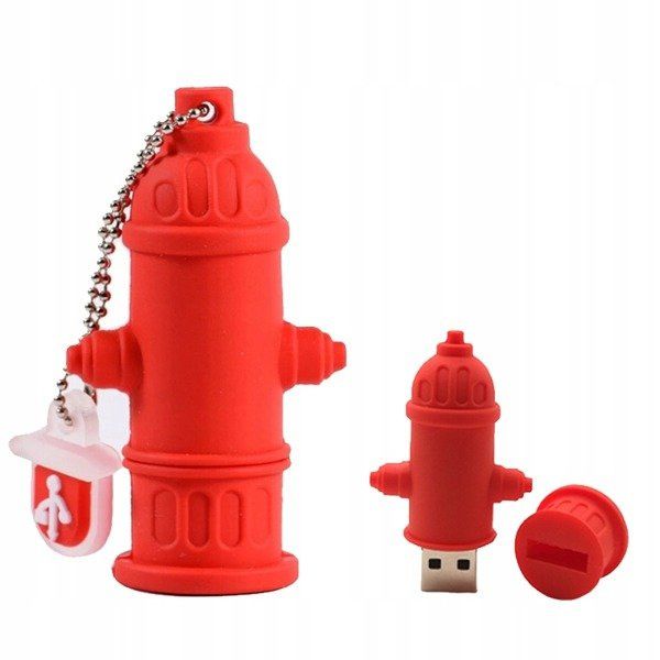 PENDRIVE USB SZYBKI FLASH DRIVE ULTRA PAMIĘĆ ZAWIESZKA PREZENT HYDRANT 32GB zdjęcie 1