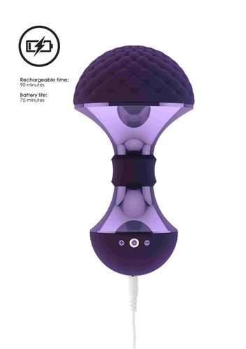 enoki - bendable massager - purple na Arena.pl